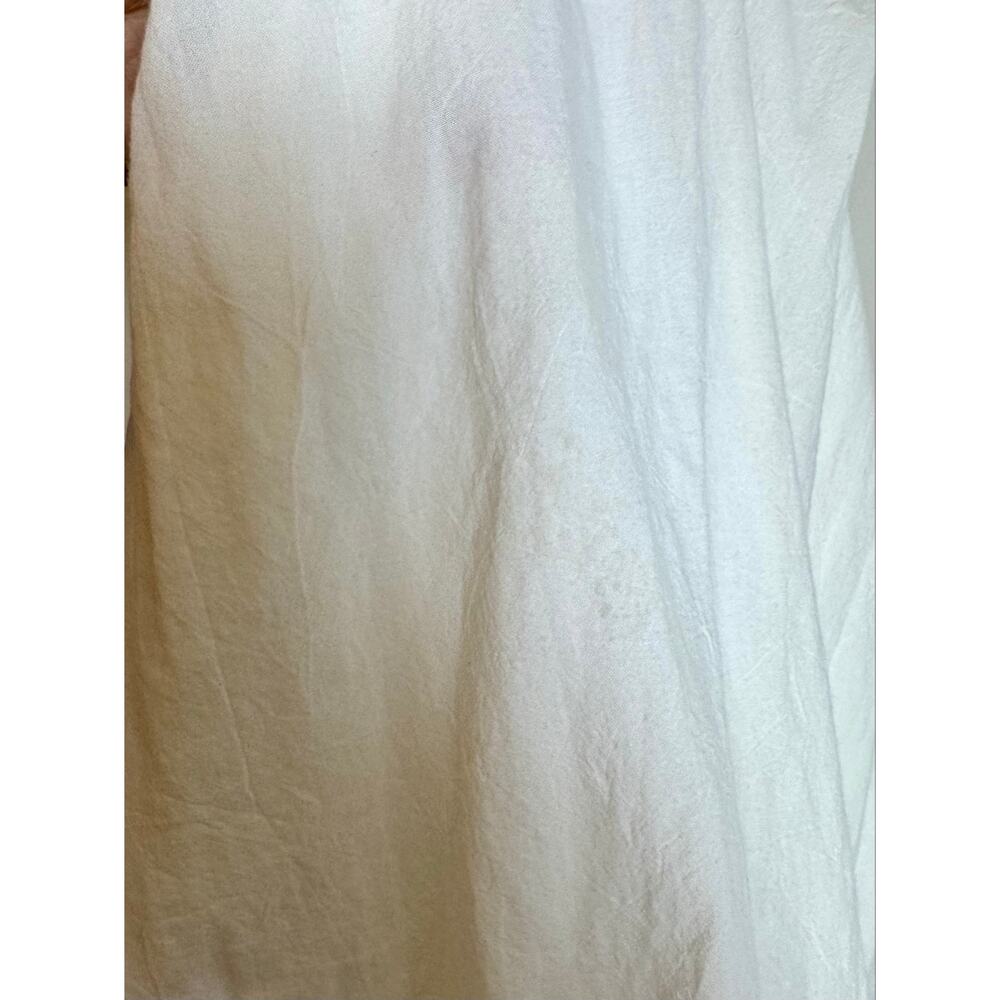 Tommy Bahama White Halter Crochet Trim Cotton Maxi Dress USA Medium - Picture 10 of 10